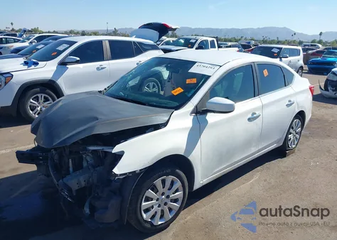 2019 Nissan Sentra S z USA, uszkodzony, nr VIN 3N1AB7AP2KY291485